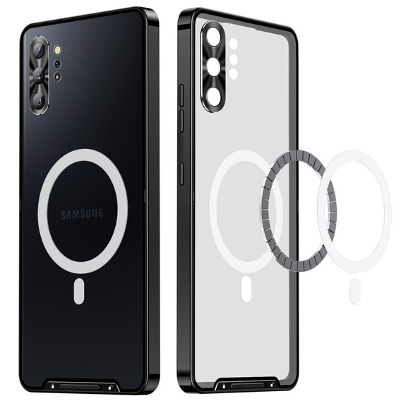 Camera Protection Case for Samsung Galaxy Note 10+ Plus, CamShield MagSafe, transparent / black