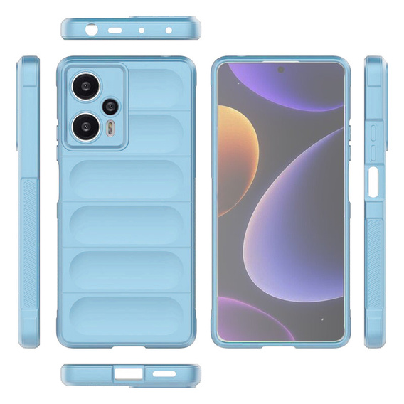 Case for Xiaomi Poco F5 5G, Gaming Shockproof, blue