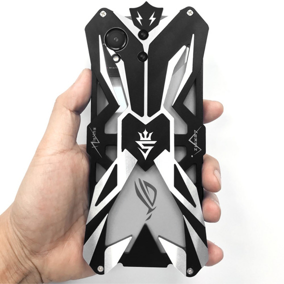 Armored case for ASUS ROG Phone 8 5G, Aluminum Alloy, black