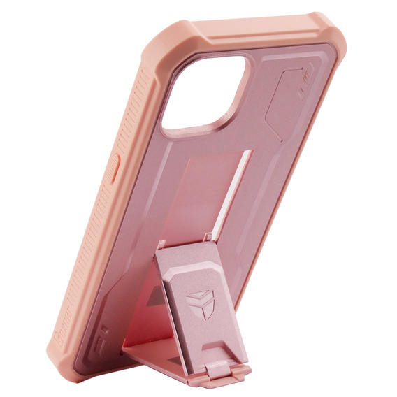 Armored case for iPhone 13 / 14, Dexnor Full Body, pink rose gold
