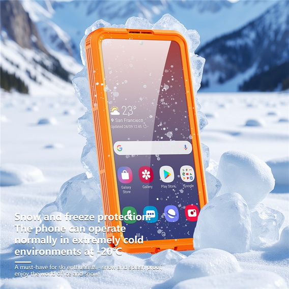 REDPEPPER waterproof case for Samsung Galaxy S26, orange