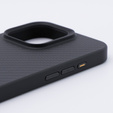 Case for iPhone 15 Pro Max, Aramid Fiber Cover, black
