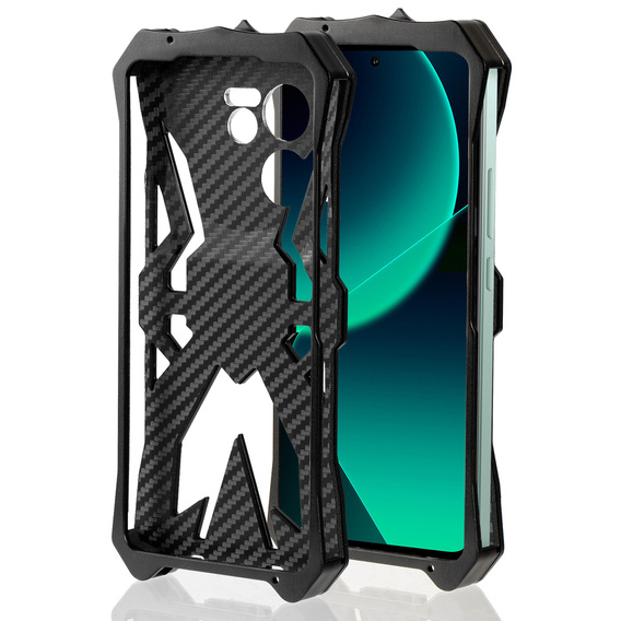 Armored case for Xiaomi 13T / 13T Pro, Aluminum Alloy, black