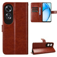 Flip case for Oppo A60, Crazy Horse Wallet, brown
