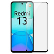 3D Tempered Glass for Xiaomi Redmi 13, black frame