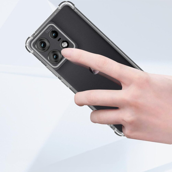 Case for Motorola Edge 50 Pro, Dropproof, transparent