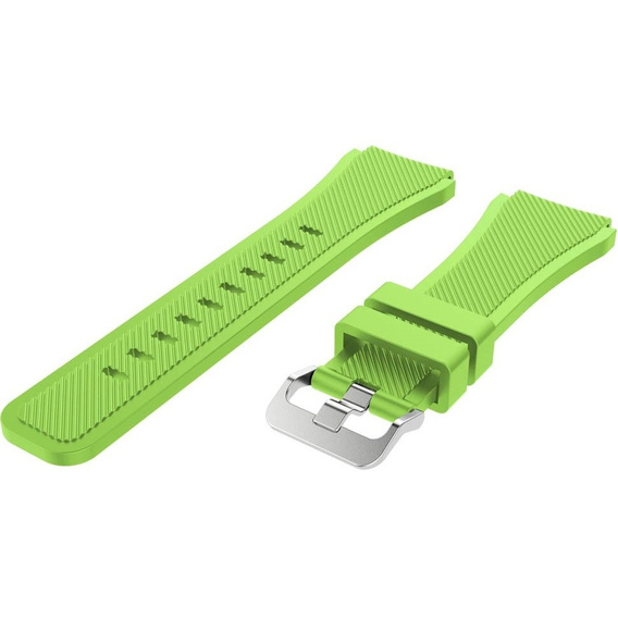 Silicone strap Twill Texture 20mm, Cyan