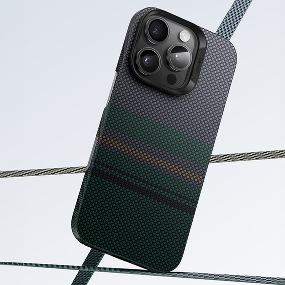 BENKS Kevlar Magnetic Armor Air Aurora 600D SA66 case for MagSafe for iPhone 16 Pro Max