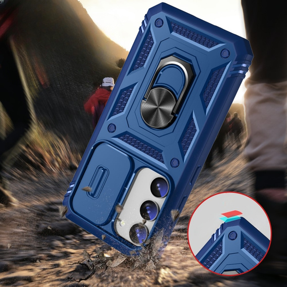 Case for Samsung Galaxy S23, CamShield Slide, blue
