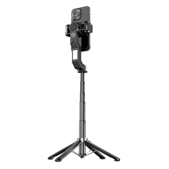 Blavec Selfie Stick Aluminium Fusion P07 with MagSafe, LED lights and remote control