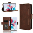 Flip case for Oppo Reno 11F 5G, Card Slot, brown