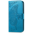 Flip case for Samsung Galaxy A56, Butterfly, blue