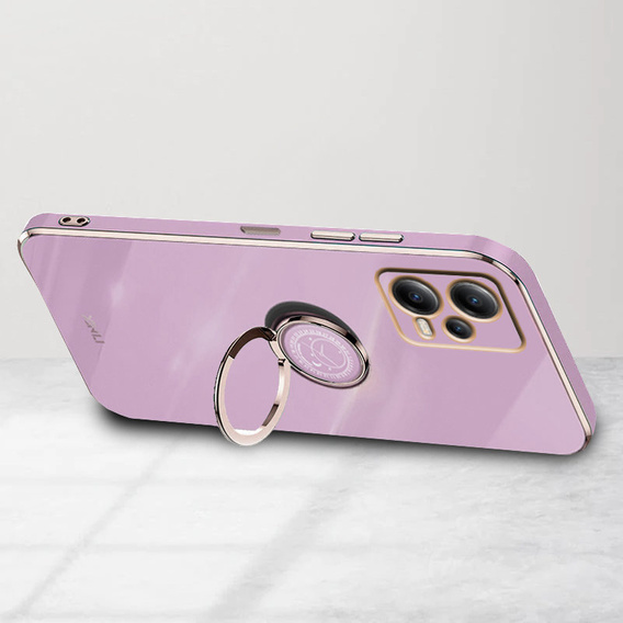 Case for POCO X5 Pro 5G, Electro Ring, purple