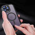 Case for iPhone 15 Pro, ERBORD Impact Guard, MagSafe, black