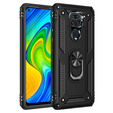 Armor Case for Xiaomi Redmi Note 9, Nox Case Ring, black
