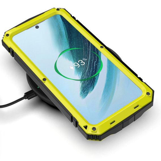 Armored case for Samsung Galaxy S25+ Plus, R-JUST, yellow
