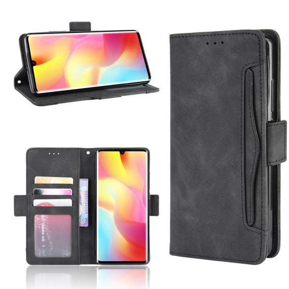Flip case for Xiaomi Mi Note 10 Lite, Card Slot, black
