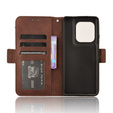 Flip case for Motorola Edge 50 Ultra, Card Slot, brown