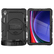 Armored Case for Samsung Galaxy Tab S10 Lite / S10 FE / S9 FE, protective 360 with stylus slot, black