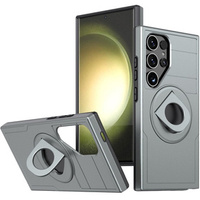 MagSafe case for Samsung Galaxy S24 Ultra, Military Magnet, Hybrid Case, green