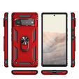 Armor Case for Google Pixel 6 Pro, Nox Case Ring, red