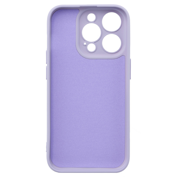 Case for iPhone 15 Pro, Silicone Lite, purple
