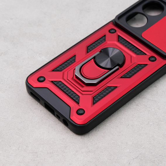 Case for Oppo A78 4G, CamShield Slide, red