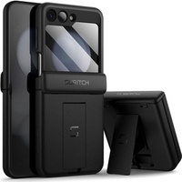 Case for Samsung Galaxy ZFlip 5, Suritch Full Body, black