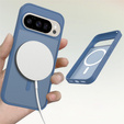 Matt Case for Google Pixel 10 / 10 Pro, for MagSafe, translucent blue