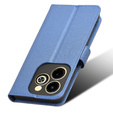 Flip case for Infinix Hot 40i, Wallet Smart Magnet, blue