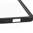 Case for Samsung Galaxy S24+ Plus, Fusion Hybrid, with camera protection, transparent / black