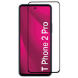 3D Tempered Glass for T Phone 2 Pro 5G, black frame