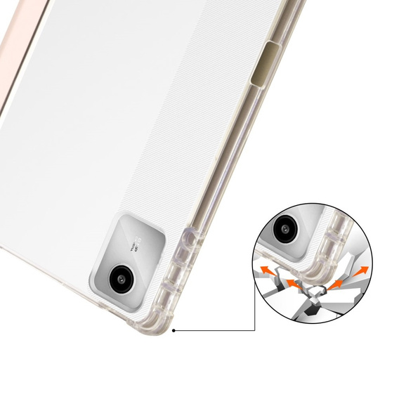 Case for Lenovo Tab M11, Smartcase Hybrid, with stylus space, pink