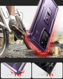 Armored case for Samsung Galaxy Note 20 Ultra, Dexnor Full Body, purple