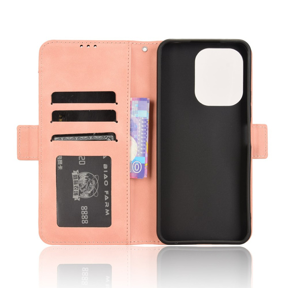 Flip case for Xiaomi Redmi 13, Card Slot, pink