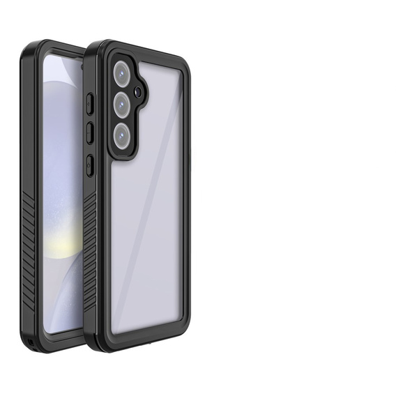 IP68 Waterproof Case for Samsung Galaxy S24 FE, Redpepper, black