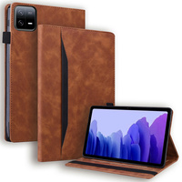Case for Xiaomi Pad 7, Classic, with space for stylus, brown