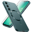 Case for Samsung Galaxy A26, ColorMag, for MagSafe, green + 9H tempered glass