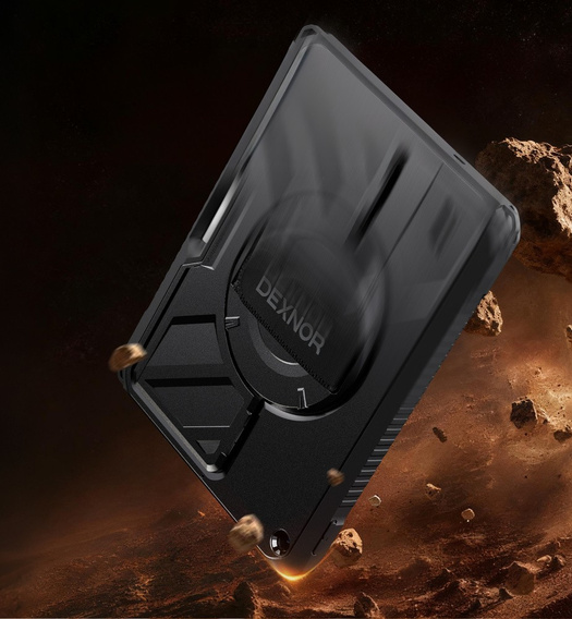 Dexnor 360° case with strap and stylus holder for iPad 10.2" 2021/2020/2019 (9th/8th/7th gen.)