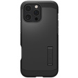 Spigen case for iPhone 16 Pro, Tough Armor Mag MagSafe, black + 9H Tempered Glass
