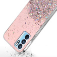 Case for OPPO Reno6 5G, Glittery, pink