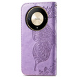 Flip case for Honor Magic 6 Lite 5G, Butterfly, purple