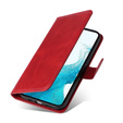 Flip case for Samsung Galaxy A34 5G, Leather Wallet, red