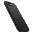 Spigen case for iPhone 16E, Liquid Air, black + 9H Tempered Glass