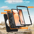 Armoured case with stand and shoulder strap for Samsung Galaxy Tab A11+