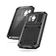 Case for iPhone 15 Pro Max, R-JUST, armoured, black