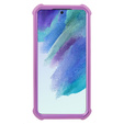 Armored case for Samsung Galaxy S21 FE, Dexnor Full Body, purple