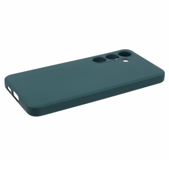 Case for Samsung Galaxy S24+ Plus, Silicone Lite, dark green