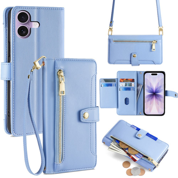 Flip case with zip pocket for iPhone 17