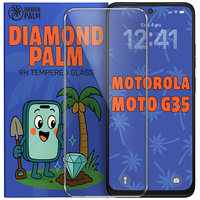 Diamond Palm Tempered Glass for Motorola Moto G35 5G
